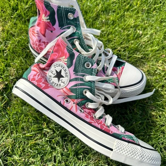 Converse Tropical Floral High-Tops - Picture 2 of 4
